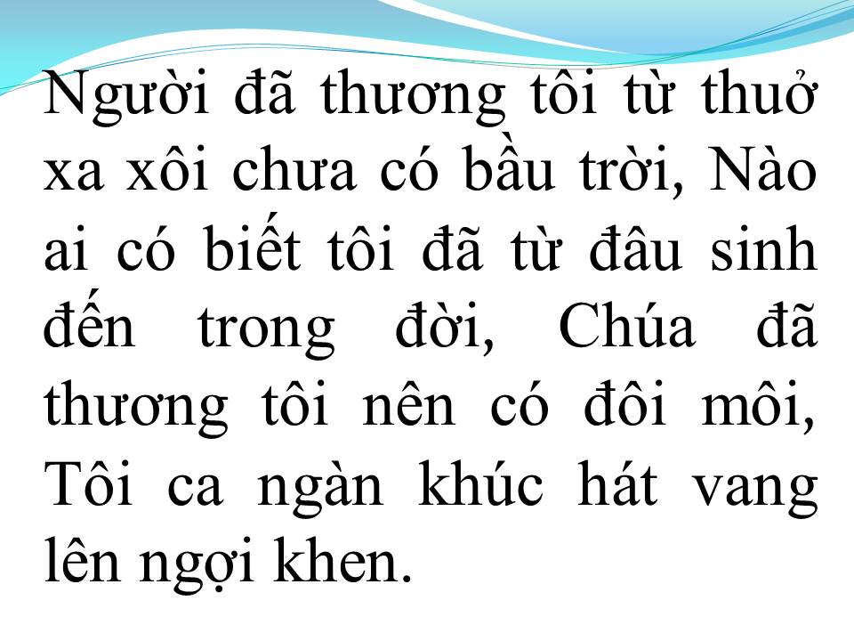 Lời bài hát TÌNH YÊU THIÊN CHÚA
