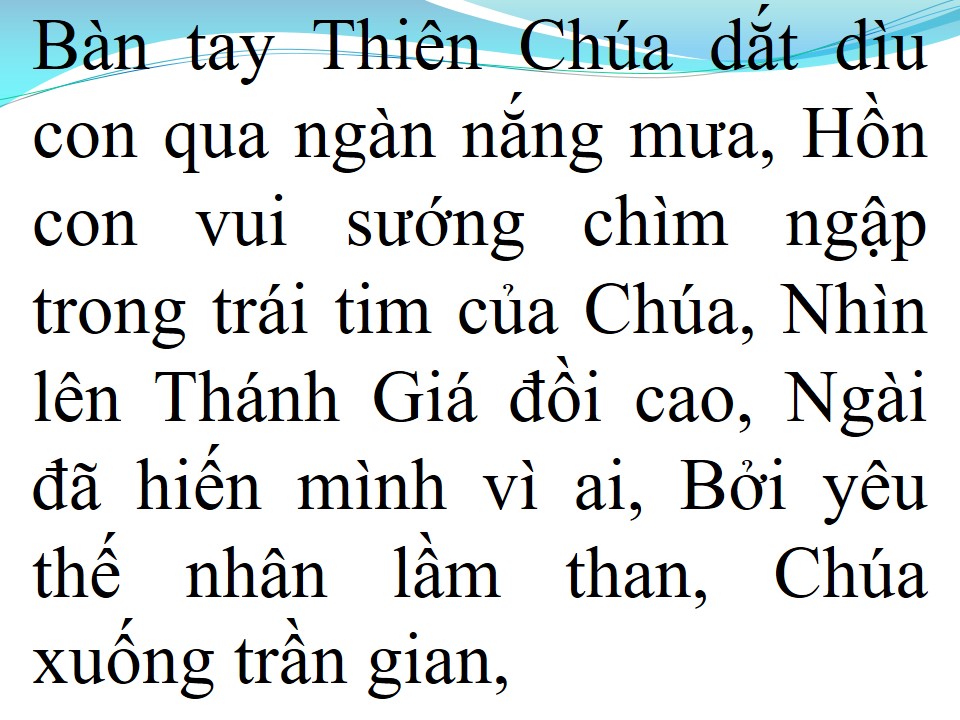 Lời bài hát CA VANG TÌNH YÊU CHÚA