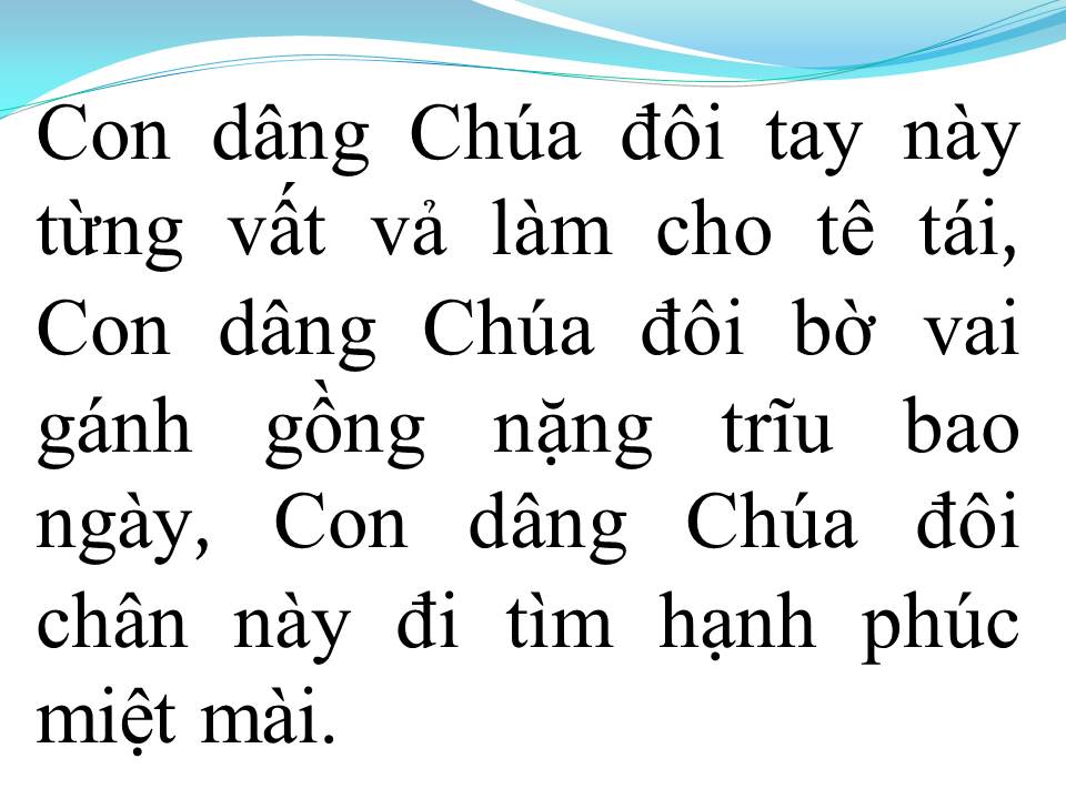 Lời bài hát CON DÂNG CHÚA