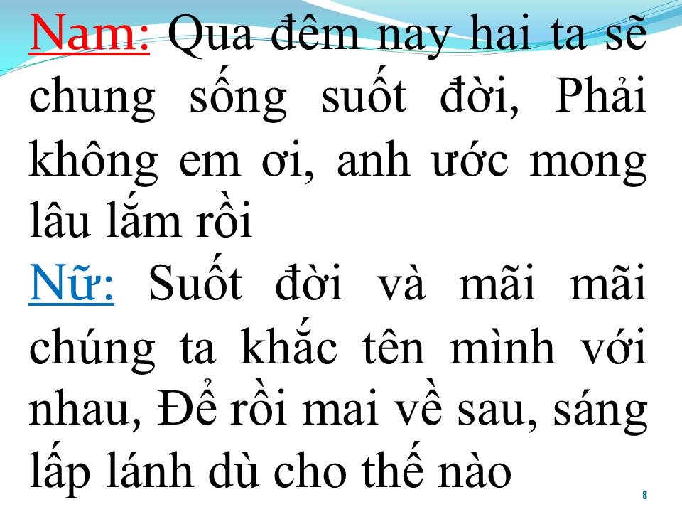 Lời bài hát QUA ĐÊM NAY (SONG CA)
