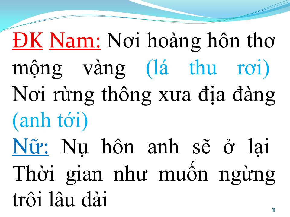 Lời bài hát QUA ĐÊM NAY (SONG CA)