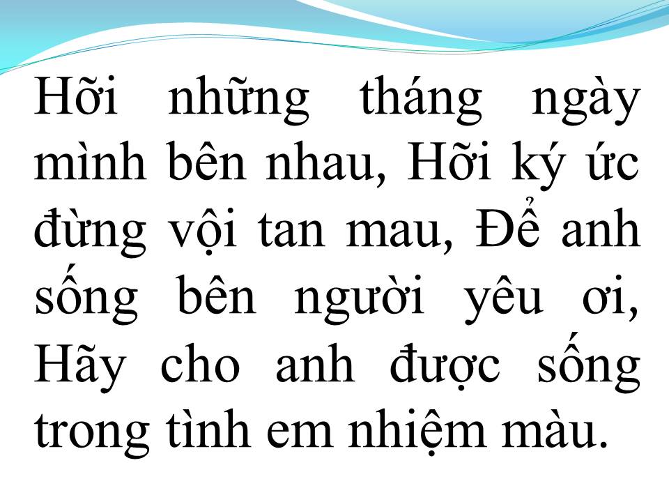 Lời bài hát CỐ XÓA HẾT