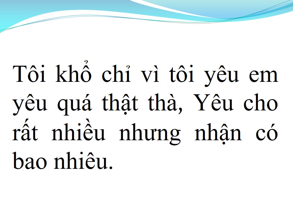 Lời bài hát CHẤP NHẬN