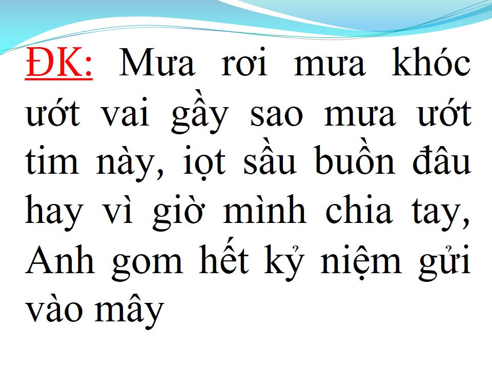 Lời bài hát CHẤP NHẬN