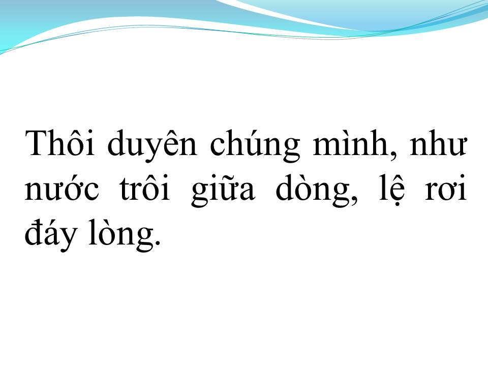 Lời bài hát ĐÀNH LỠ DUYÊN TÌNH