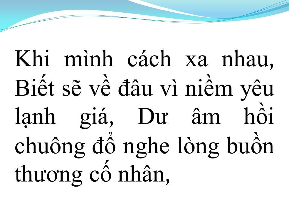 Lời bài hát TÌNH XƯA VỤNG DẠI