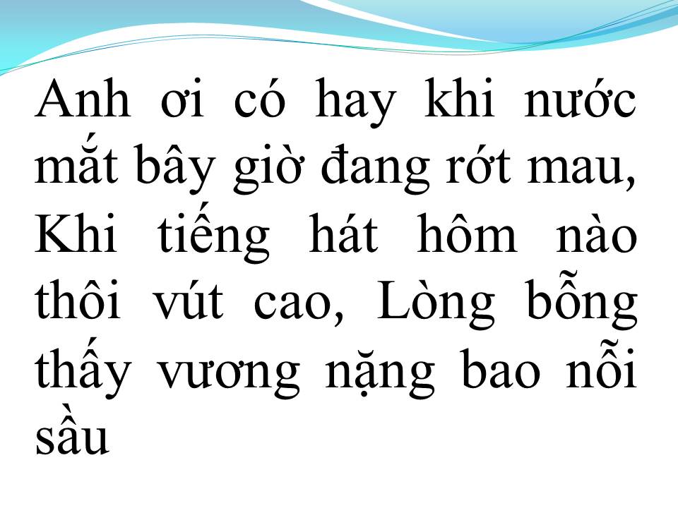 Lời bài hát CHUYỆN HỢP TAN