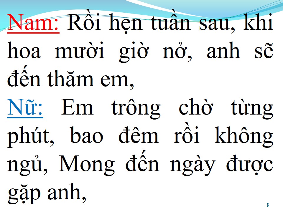 Lời bài hát HOA MƯỜI GIỜ (SONG CA)