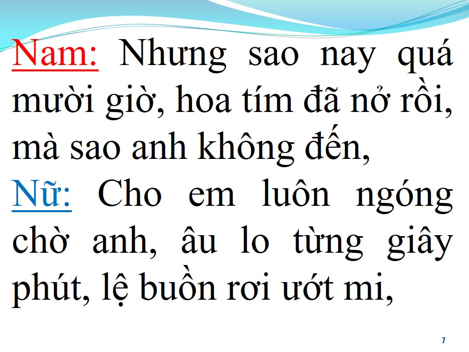Lời bài hát HOA MƯỜI GIỜ (SONG CA)