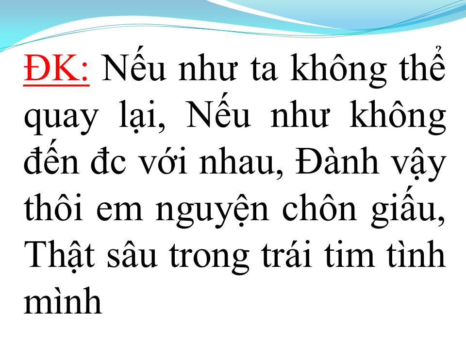 Lời bài hát MÓN QUÀ CUỐI
