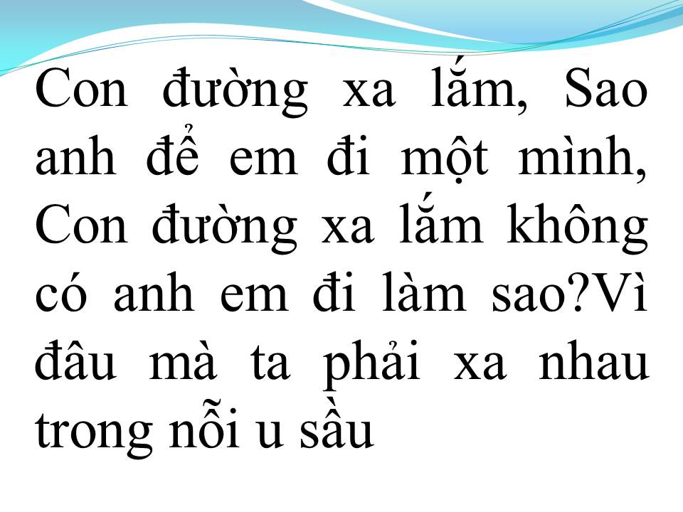 Lời bài hát MÓN QUÀ CUỐI
