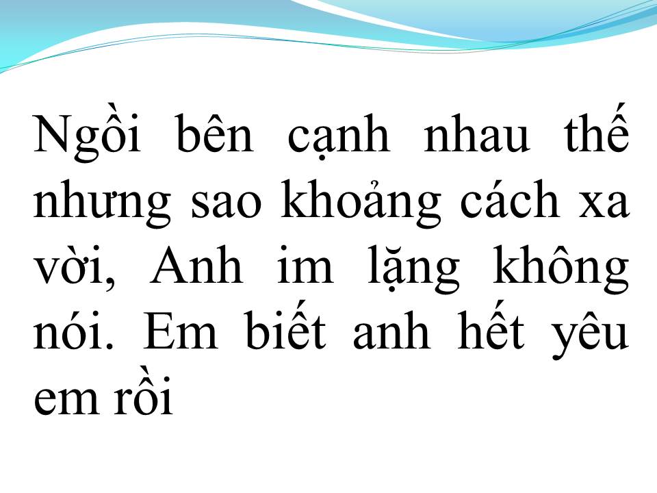 Lời bài hát MÓN QUÀ CUỐI