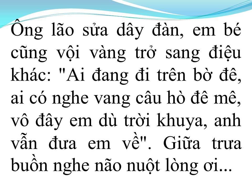 Lời bài hát SẦU VƯƠNG Ý NHẠC (TÂN CỔ)