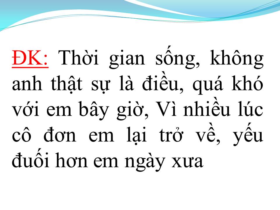 Lời bài hát TỰ THƯƠNG LẤY MÌNH