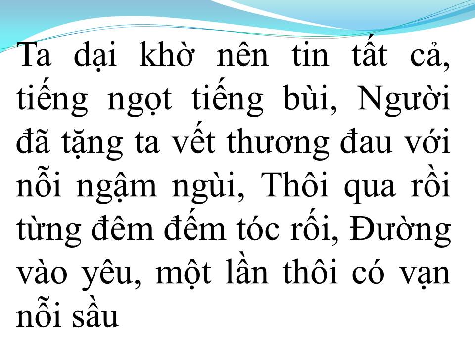 Lời bài hát ĐÊM TÓC RỐI