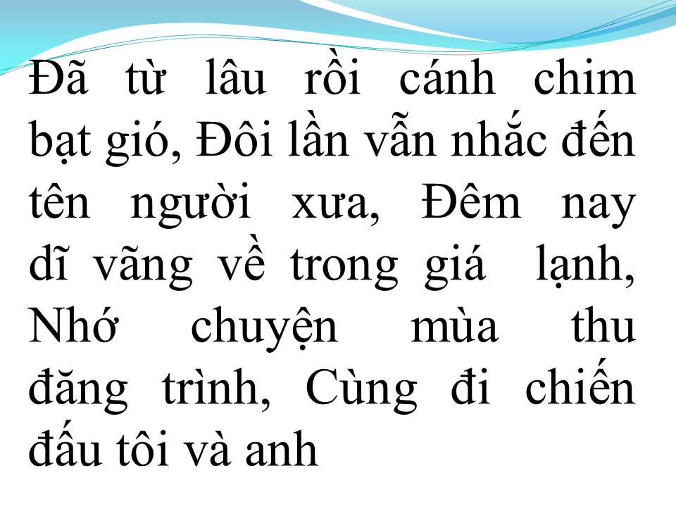 Lời bài hát CHUYỆN HAI NGƯỜI