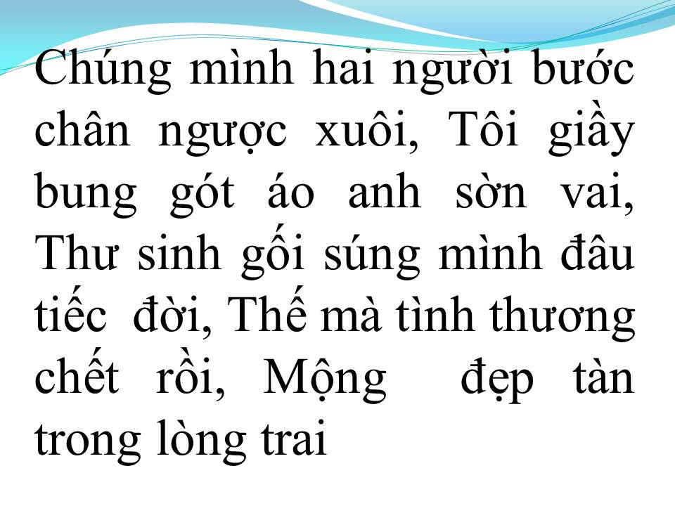 Lời bài hát CHUYỆN HAI NGƯỜI