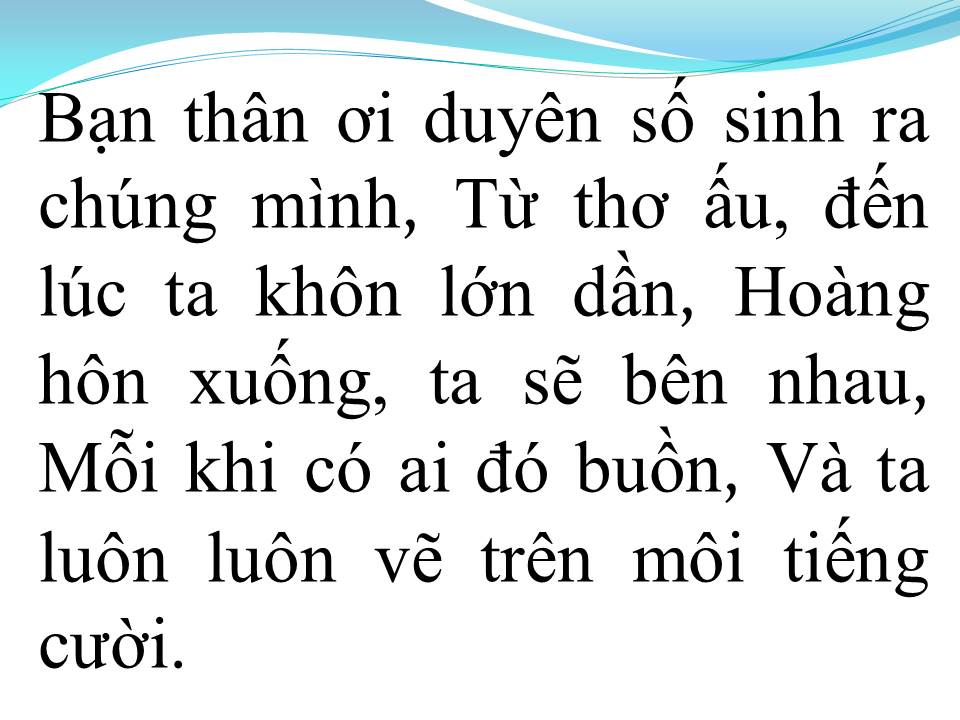 Lời bài hát MONG KIẾP SAU VẪN LÀ ANH EM