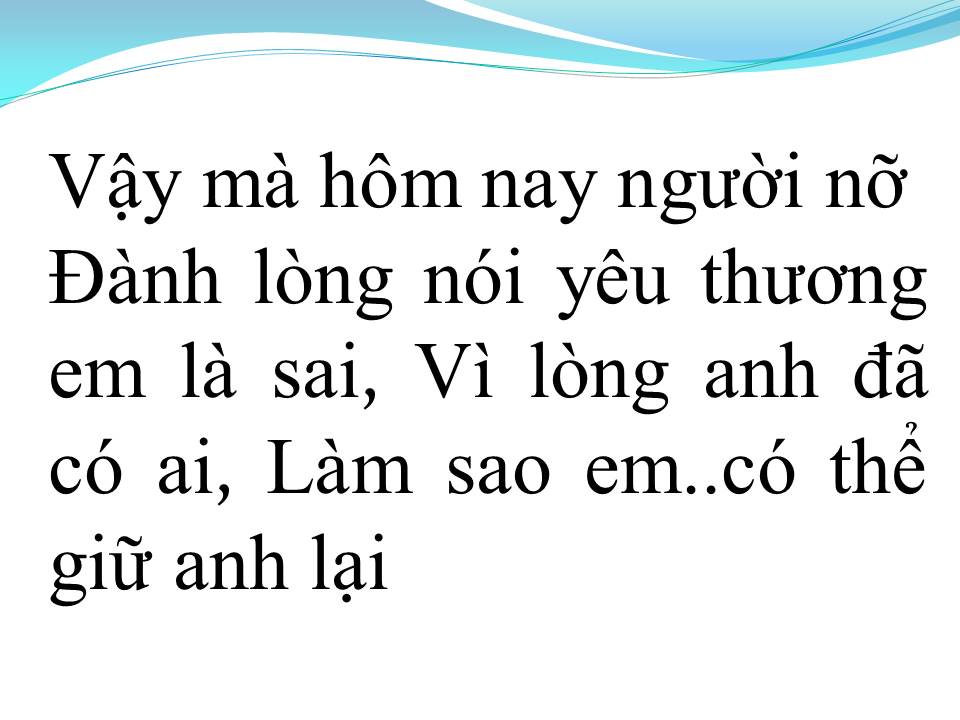 Lời bài hát EM LÀ ĐỂ YÊU