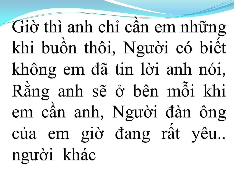 Lời bài hát EM LÀ ĐỂ YÊU