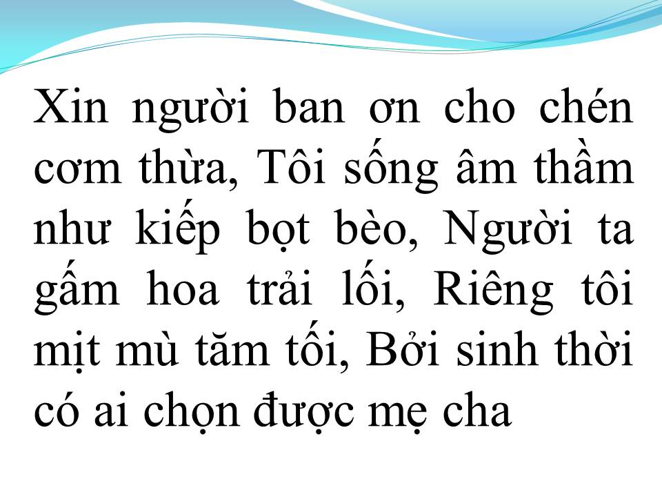 Lời bài hát CON HOANG