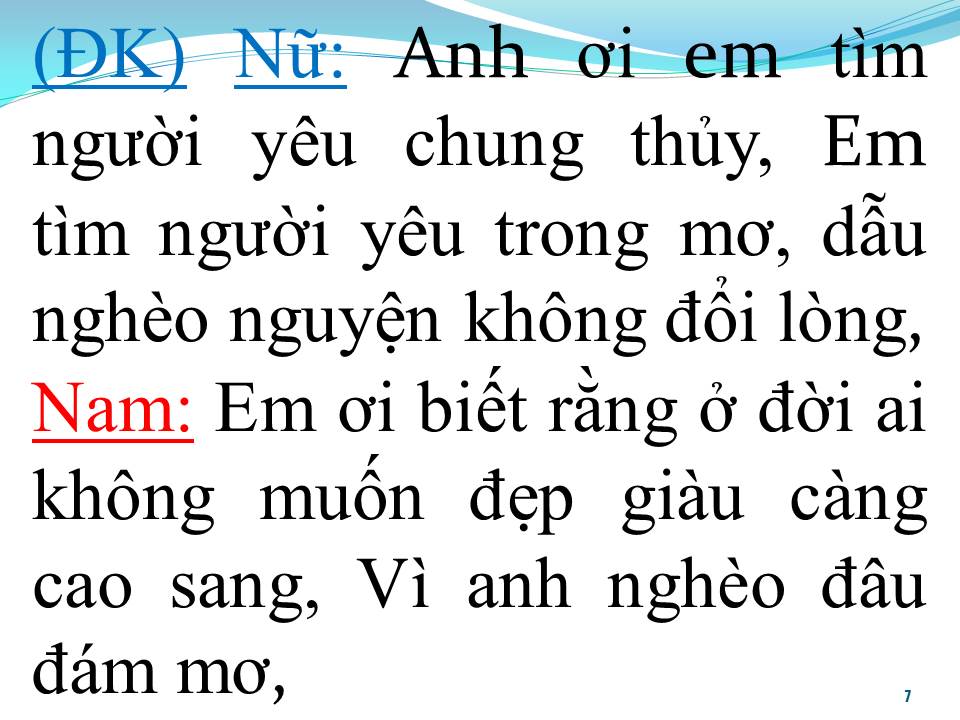 Lời bài hát TÌNH NGHÈO CÓ NHAU (SONG CA)