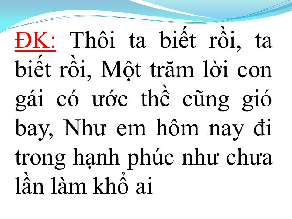 Lời bài hát TẠ ƠN CON GÁI