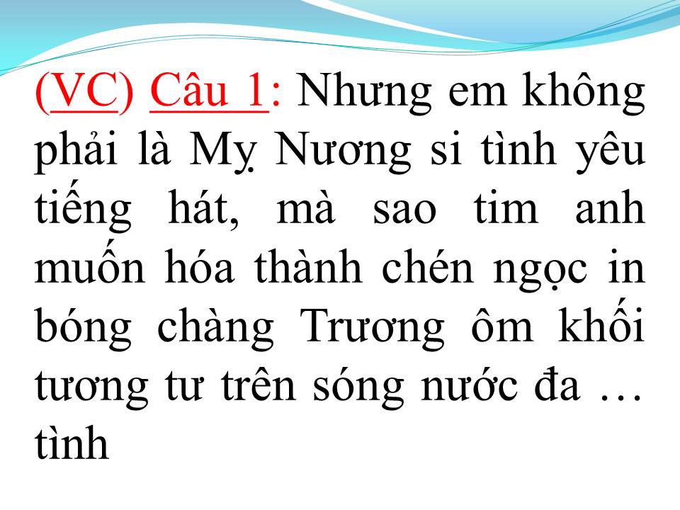 Lời bài hát LỜI NGƯỜI HÁT RONG (TÂN CỔ)
