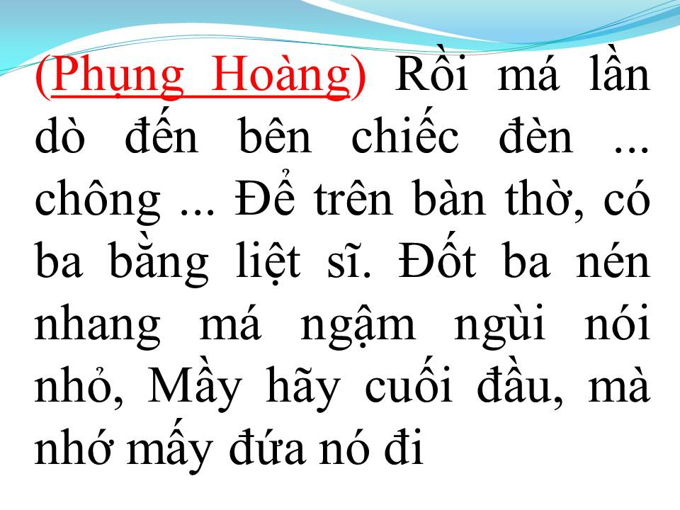 Lời bài hát MẸ NGUYỄN THỊ SINH (TÂN CỔ)