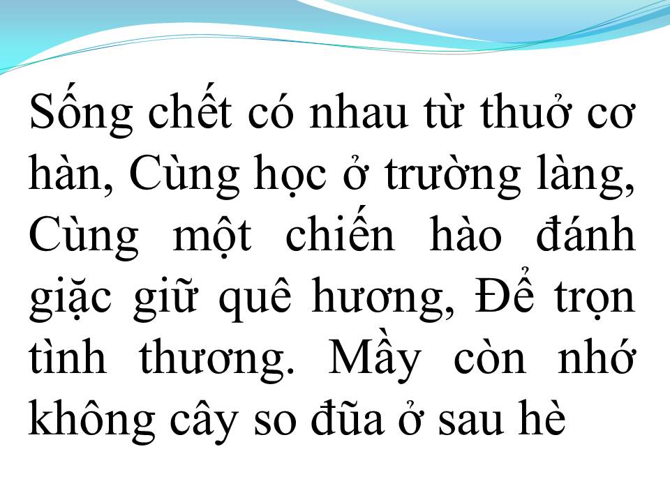 Lời bài hát MẸ NGUYỄN THỊ SINH (TÂN CỔ)