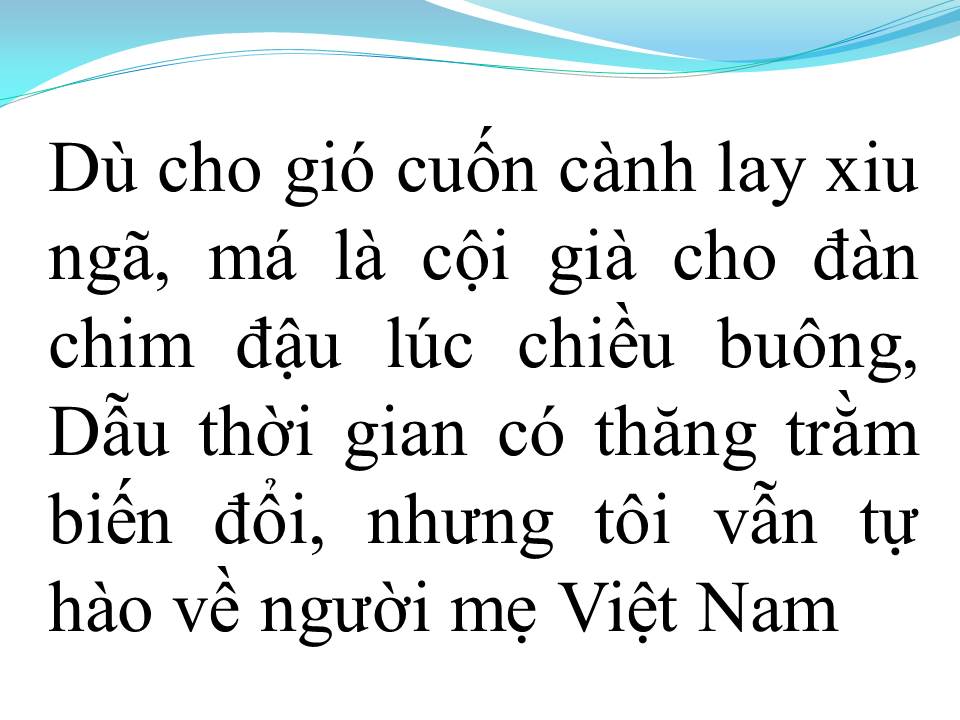 Lời bài hát MẸ NGUYỄN THỊ SINH (TÂN CỔ)