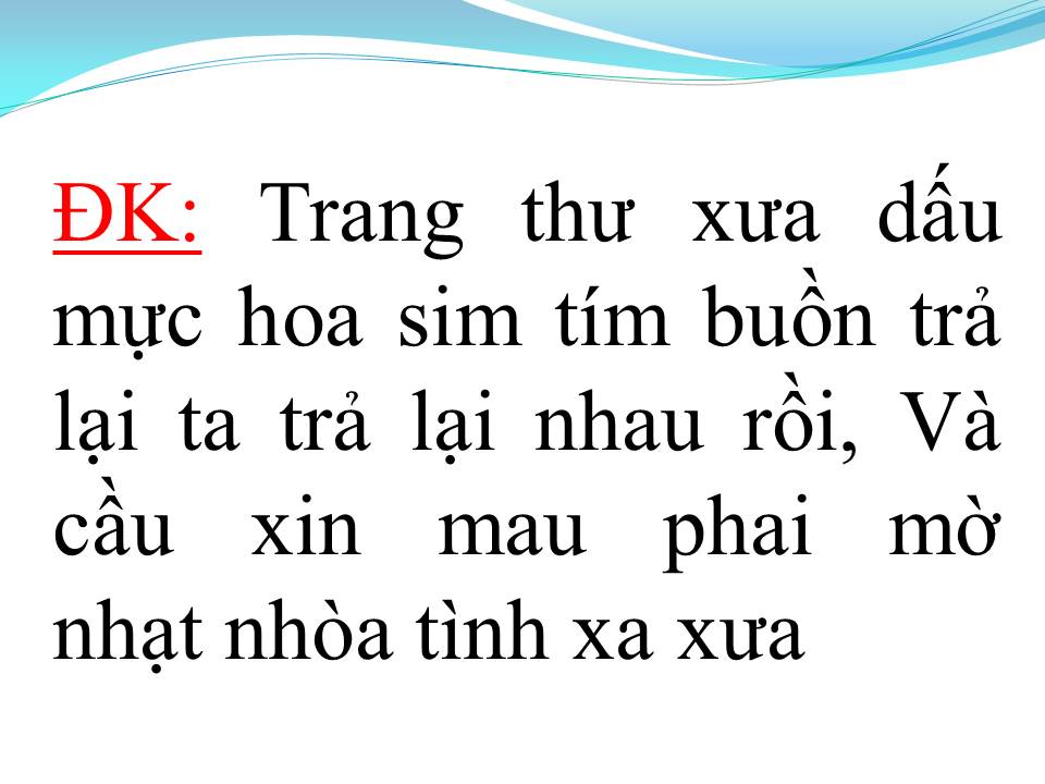 Lời bài hát MÌNH NHỚ NHAU KHÔNG