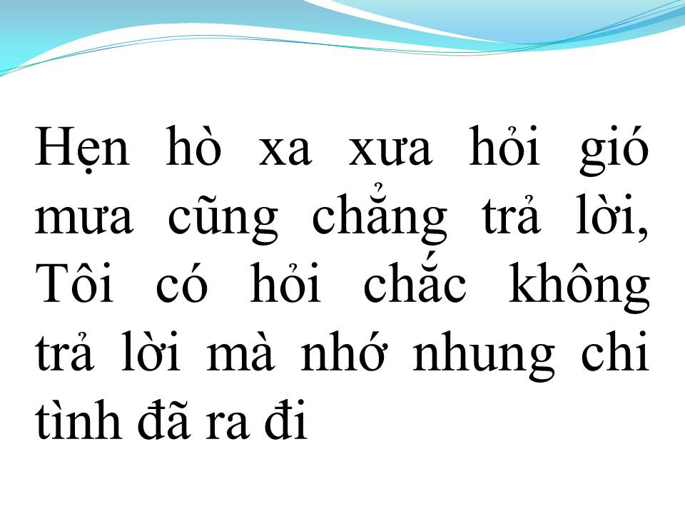 Lời bài hát MÌNH NHỚ NHAU KHÔNG