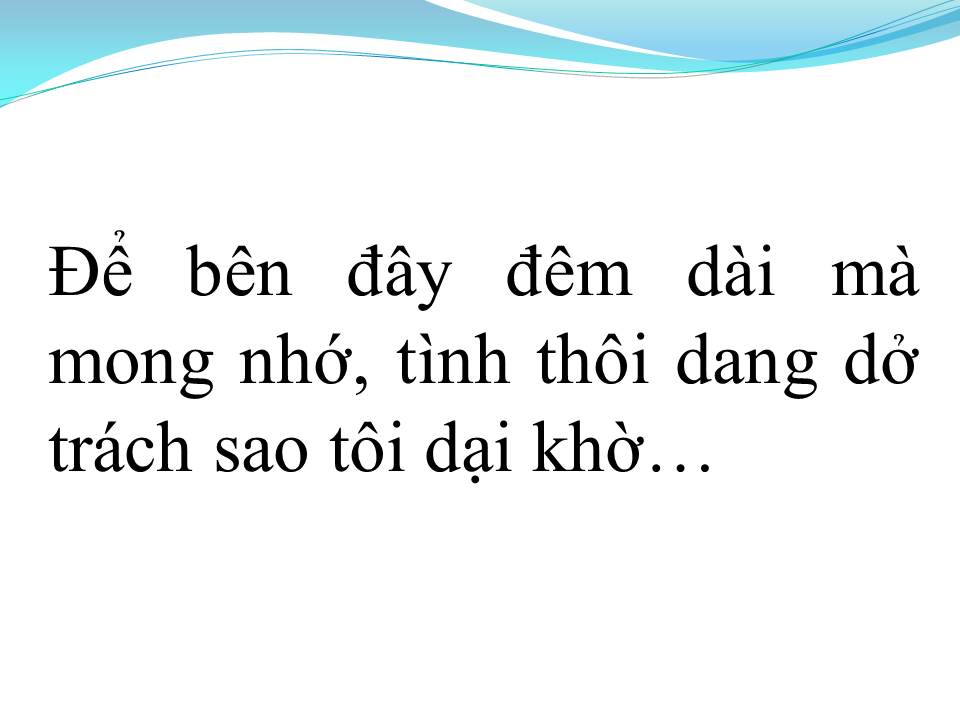 Lời bài hát NGỐC ƠI