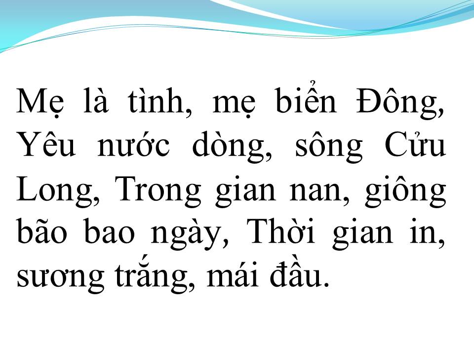 Lời bài hát MẸ GÒ CÔNG