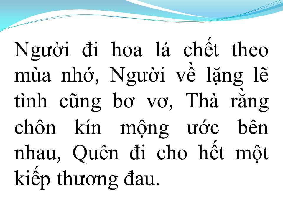Lời bài hát THU SẦU