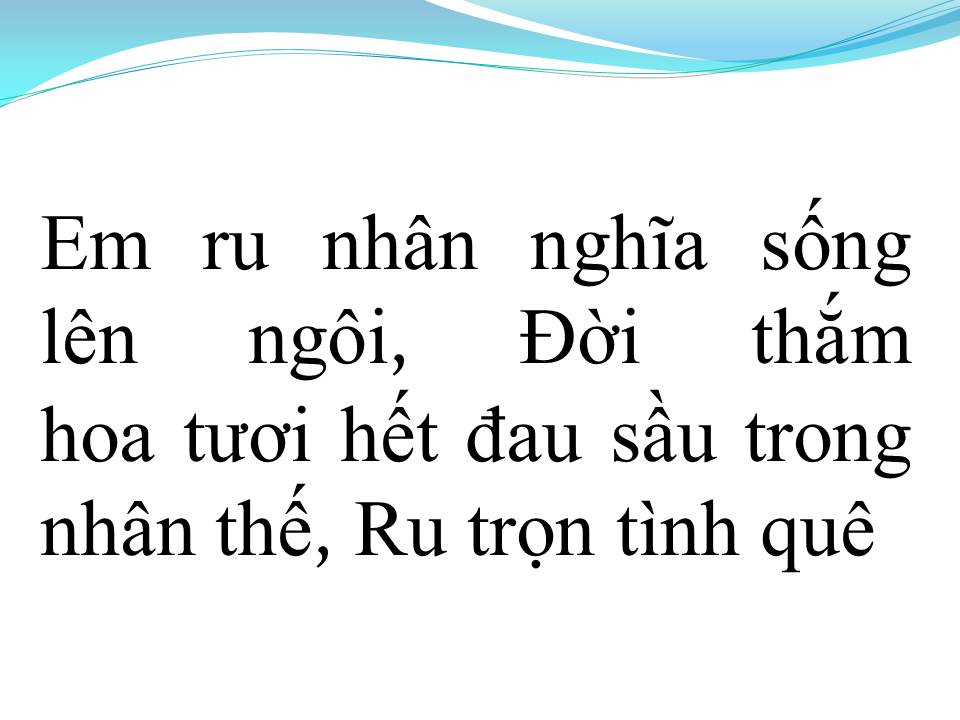 Lời bài hát TÌNH NÀNG BOLERO