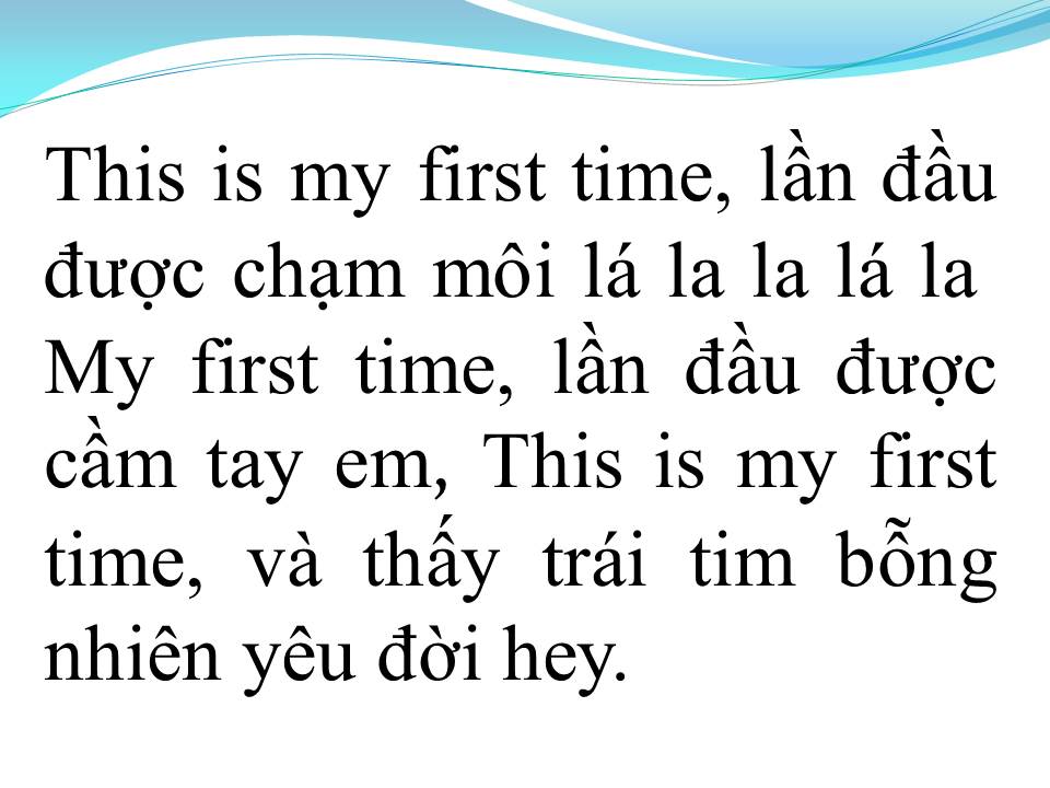 Lời bài hát EM CHƯA 18