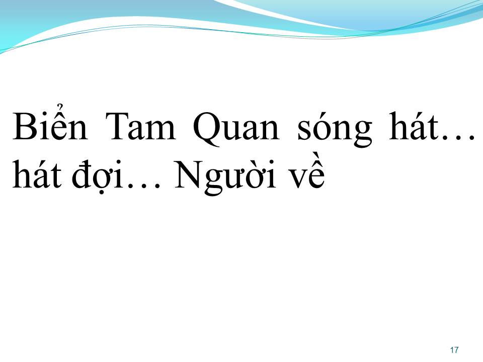 Lời bài hát TAM QUAN QUÊ HƯƠNG VÀ MẸ