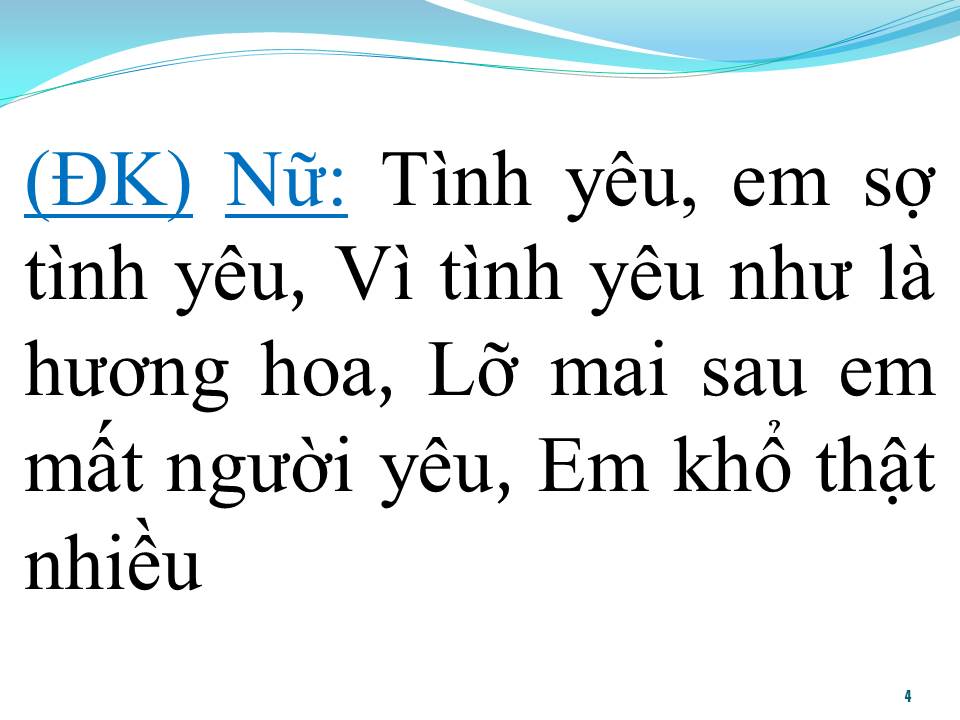 Lời bài hát TÌNH ĐỜI (SONG CA)