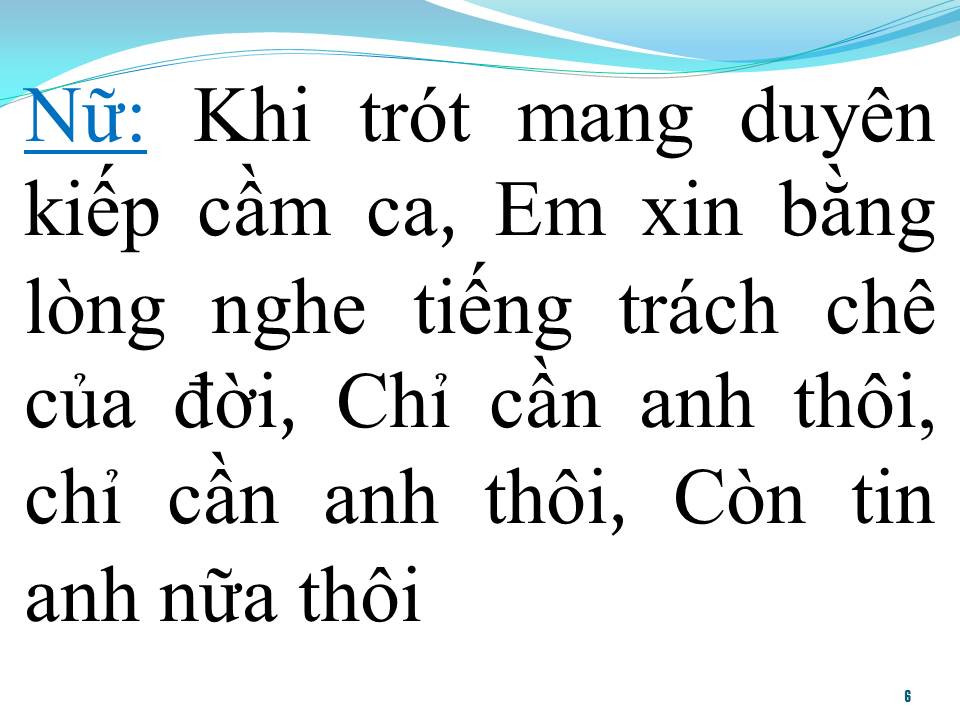 Lời bài hát TÌNH ĐỜI (SONG CA)