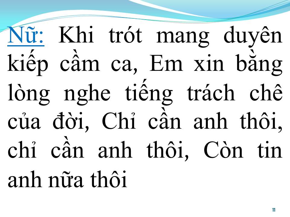 Lời bài hát TÌNH ĐỜI (SONG CA)