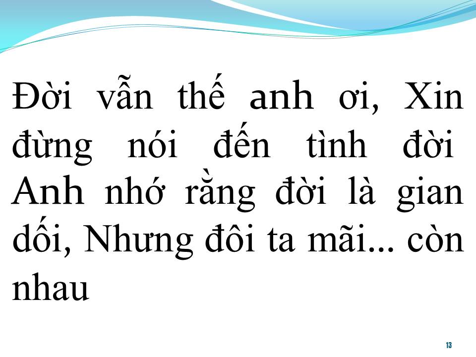 Lời bài hát TÌNH ĐỜI