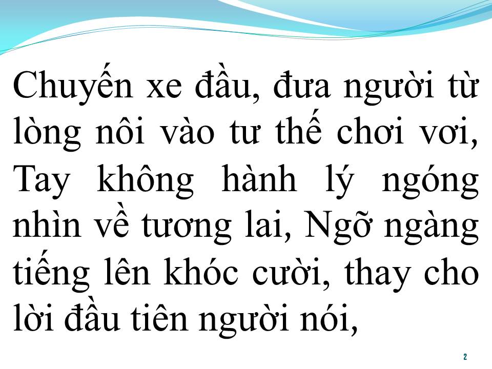 Lời bài hát NHỮNG CHUYẾN XE TRONG CUỘC ĐỜI