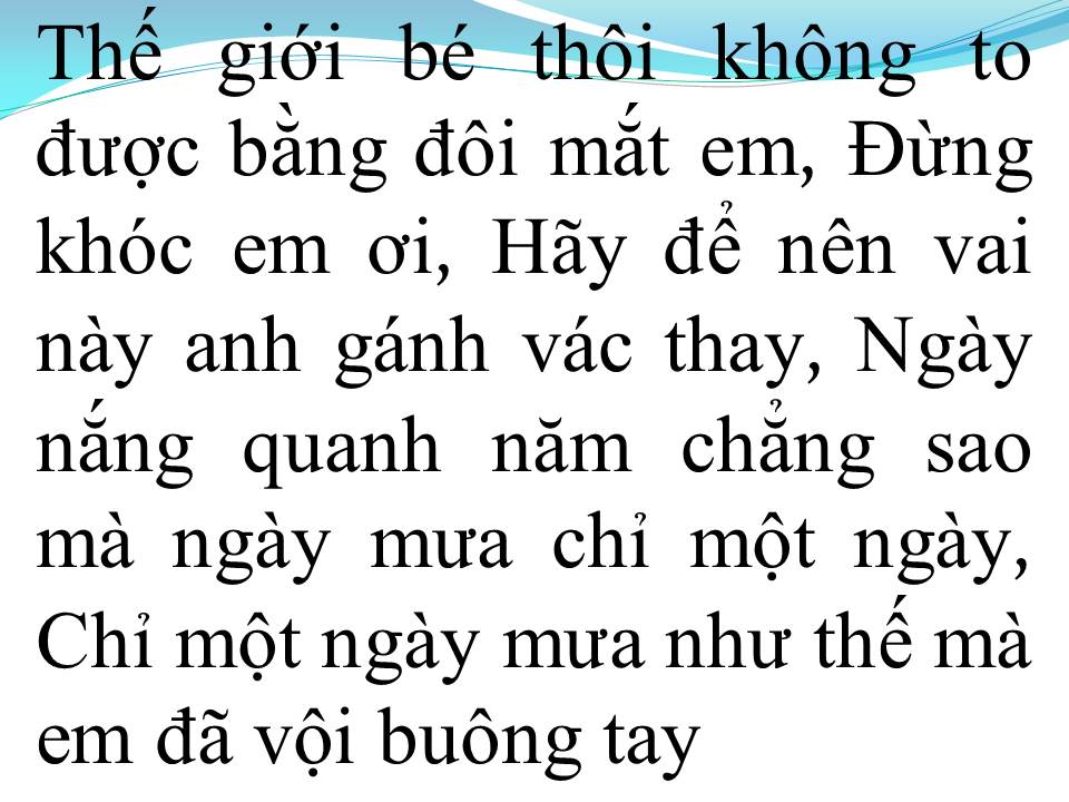 Lời bài hát ĐỪNG QUÊN TÊN ANH