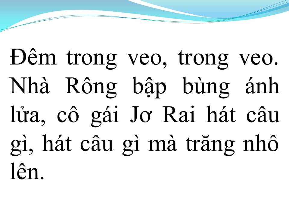 Lời bài hát ĐÊM XOAN TÂY NGUYÊN