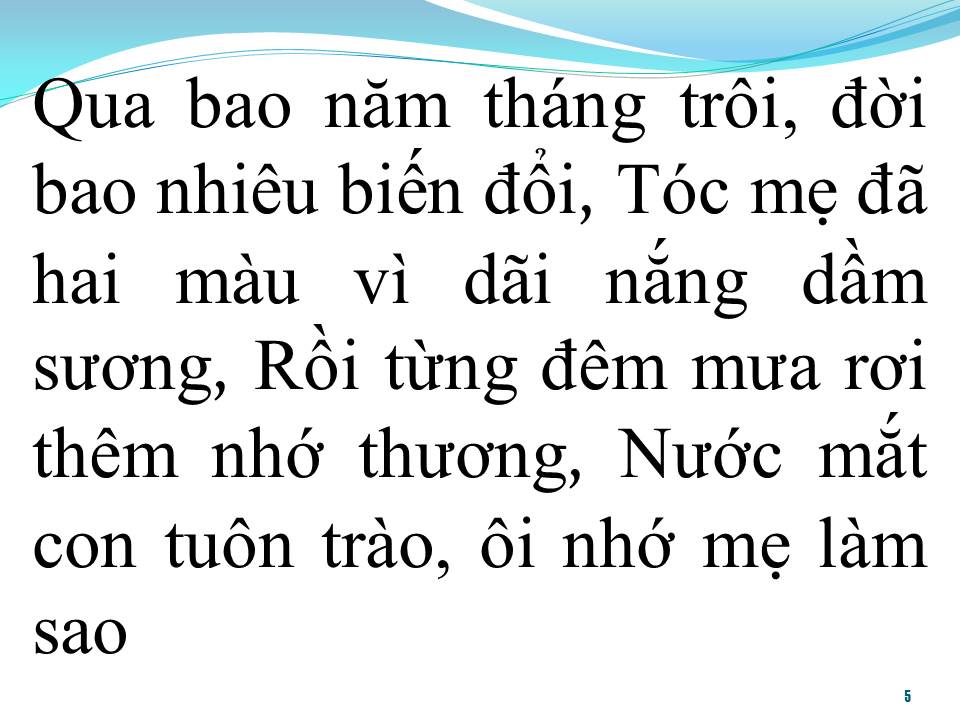 Lời bài hát ĐÊM MƯA NHỚ MẸ