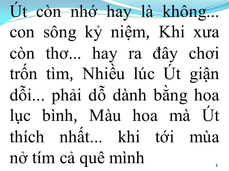 Lời bài hát ÚT ƠI