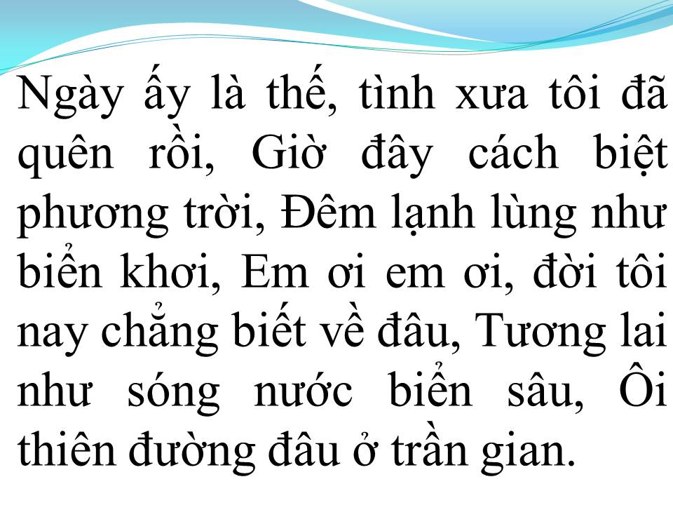 Lời bài hát MỘNG VỠ