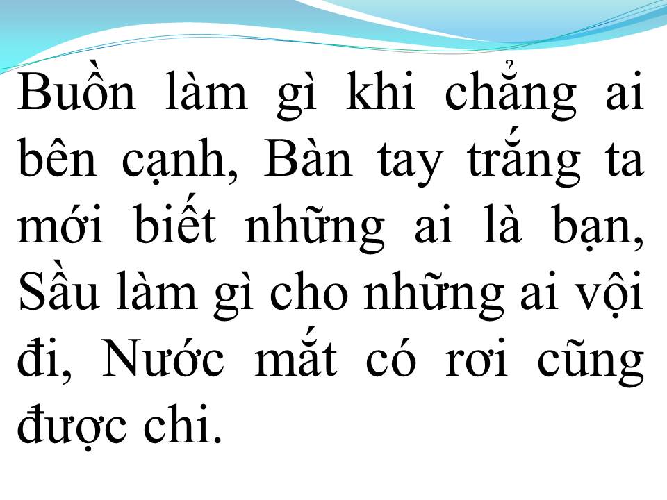 Lời bài hát HẾT TIỀN HẾT TÌNH